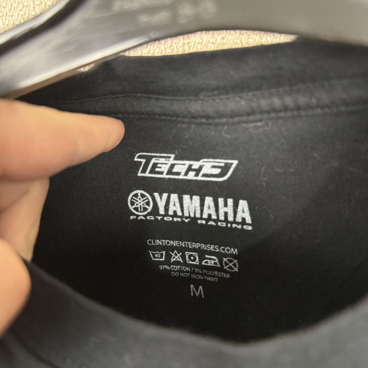 Yamaha Yamaha Tech3 T shirt Monster Energy Racing Moto M Black Men Size US M / EU 48-50 / 2 - 14 Thumbnail