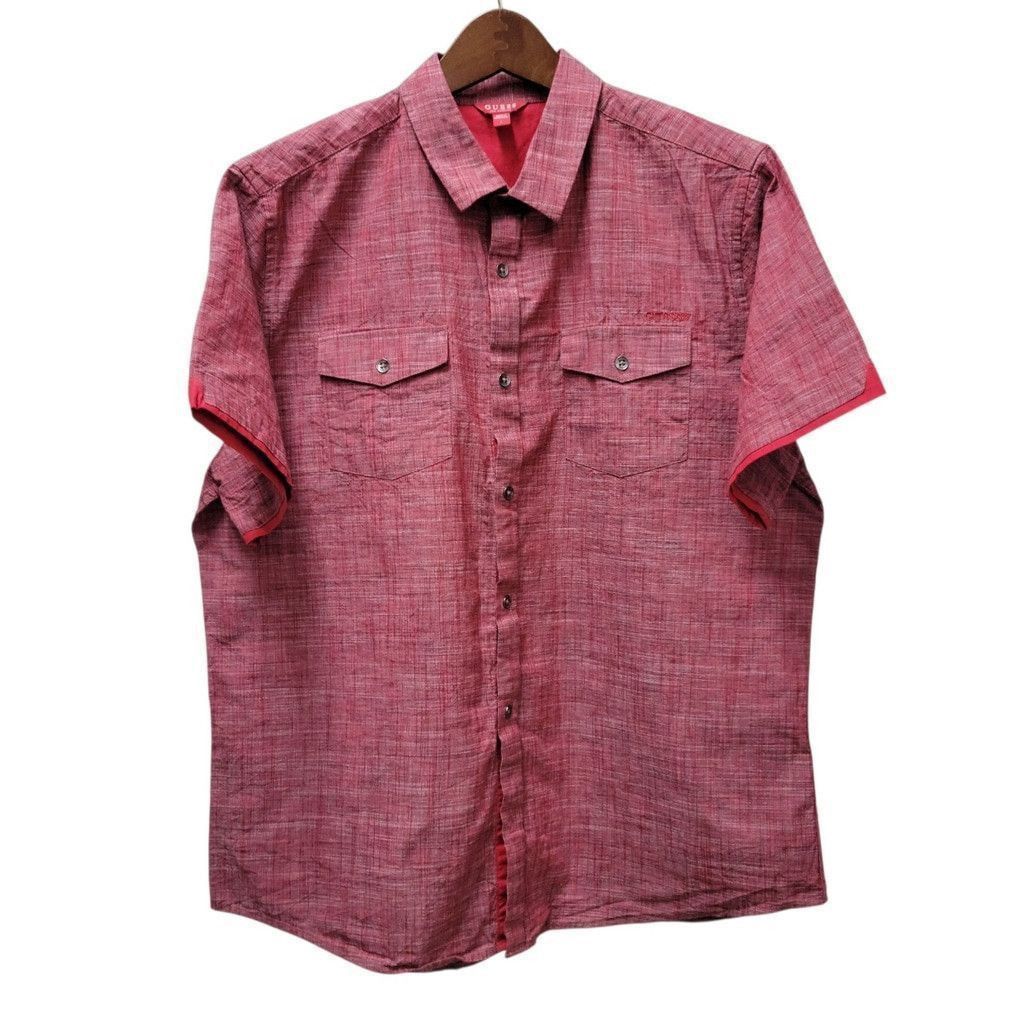 Guess GUESS Men's Slim-Fit Button-Up Shirt Size Large Size US L / EU 52-54 / 3 - 1 Thumbnail