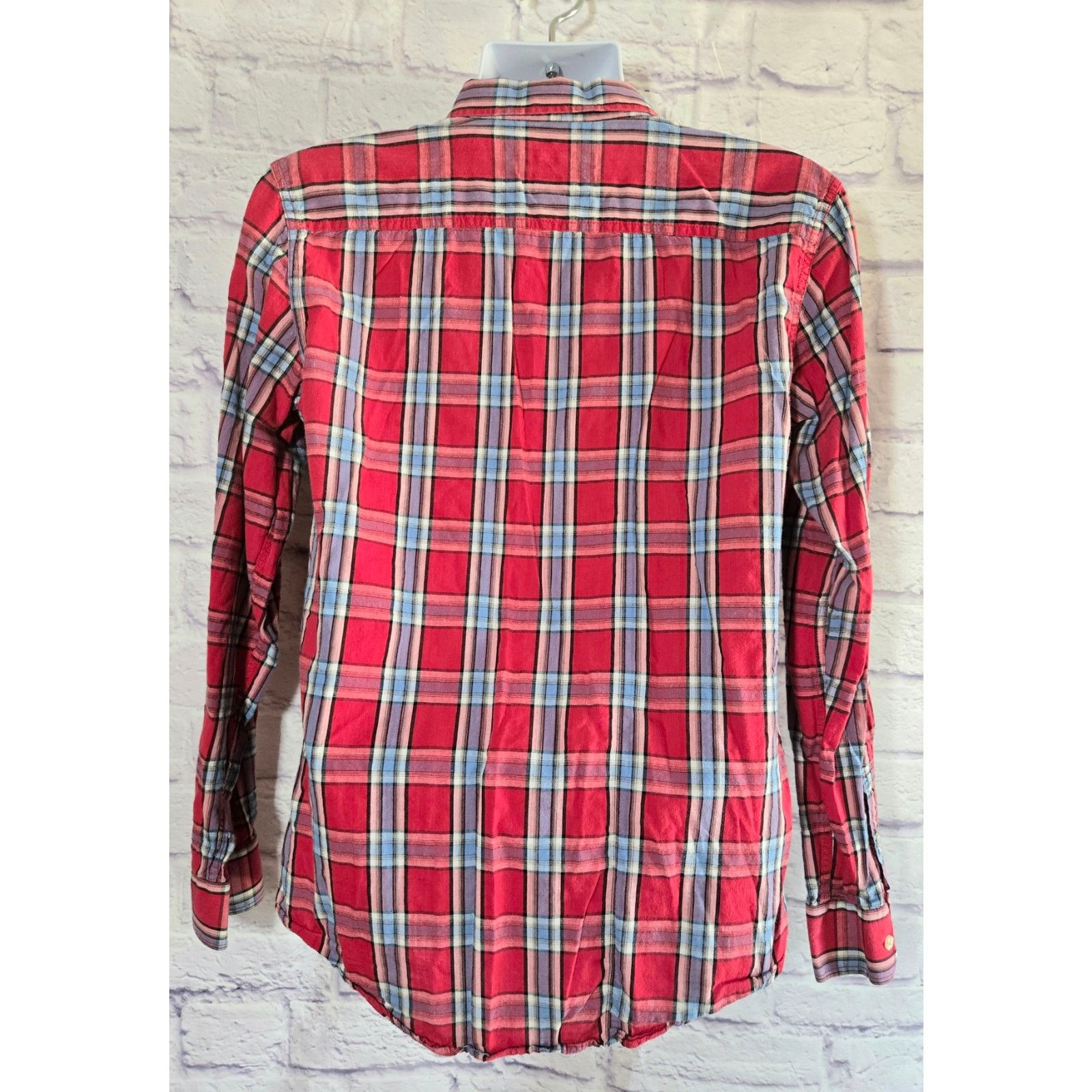 Other Just A Cheap Shirt Red Blue Plaid Button Shirt Medium Size US M / EU 48-50 / 2 - 2 Thumbnail