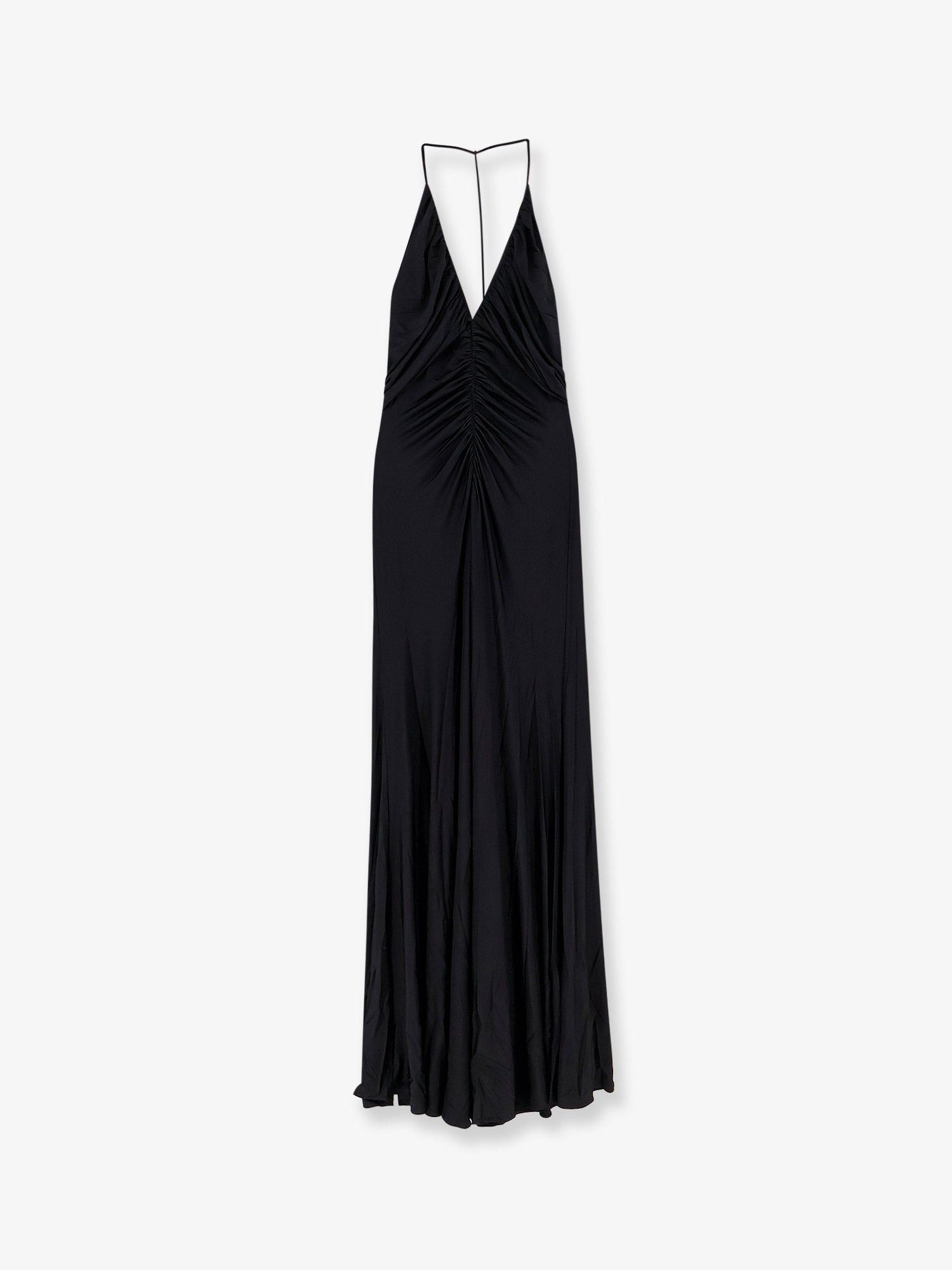 Self-Portrait Gathered Jersey Long Dress Size M / US 6-8 / IT 42-44 - 1 Thumbnail