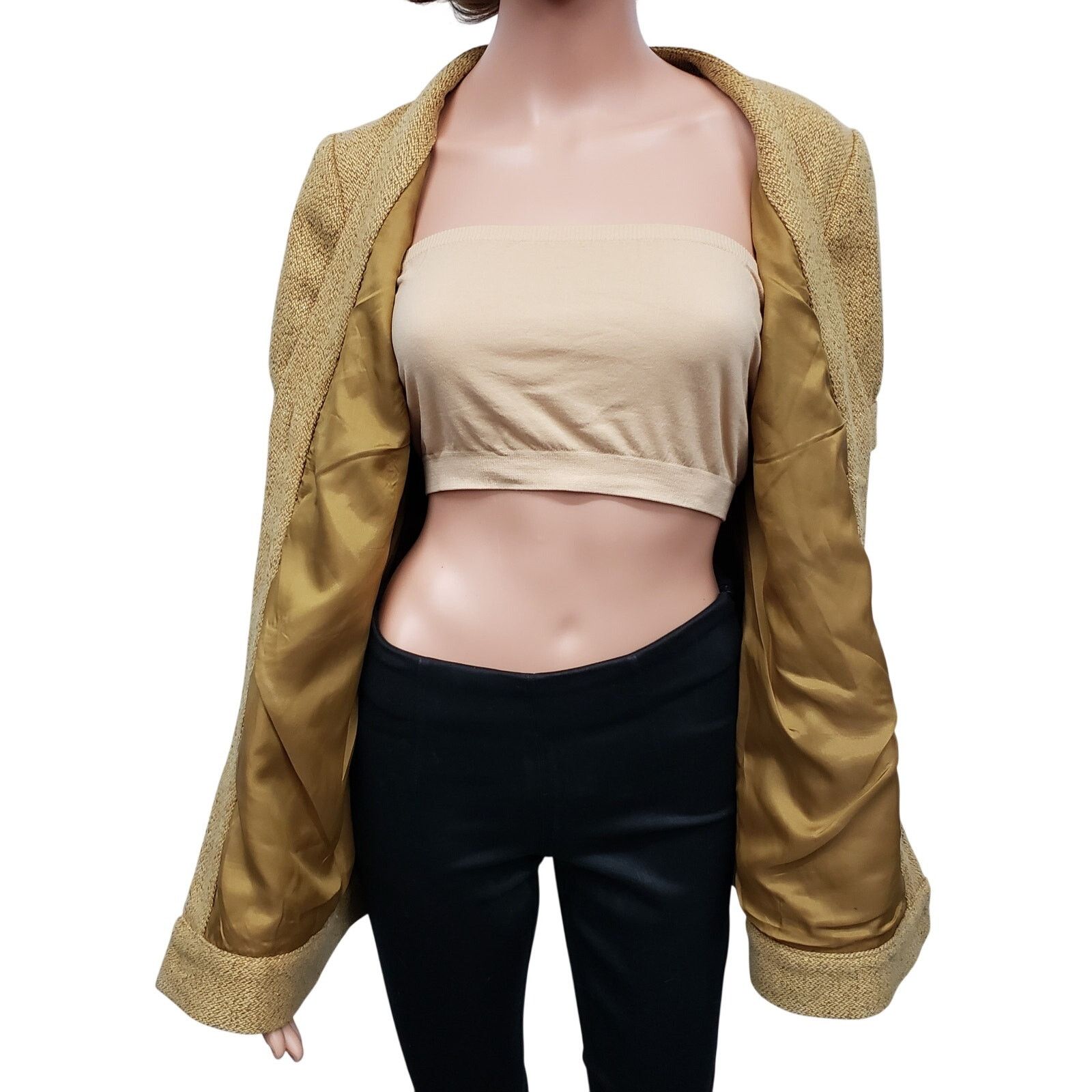 Anthropologie NWT $148 Anthropologie Tabitha Tweed Blazer Cardigan Jacket Size M / US 6-8 / IT 42-44 - 10 Thumbnail