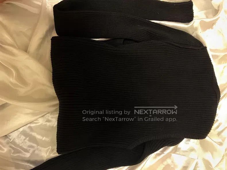 Rick Owens Rick Owens Banana Black Knit Sweater Size US S / EU 44-46 / 1 - 8 Thumbnail