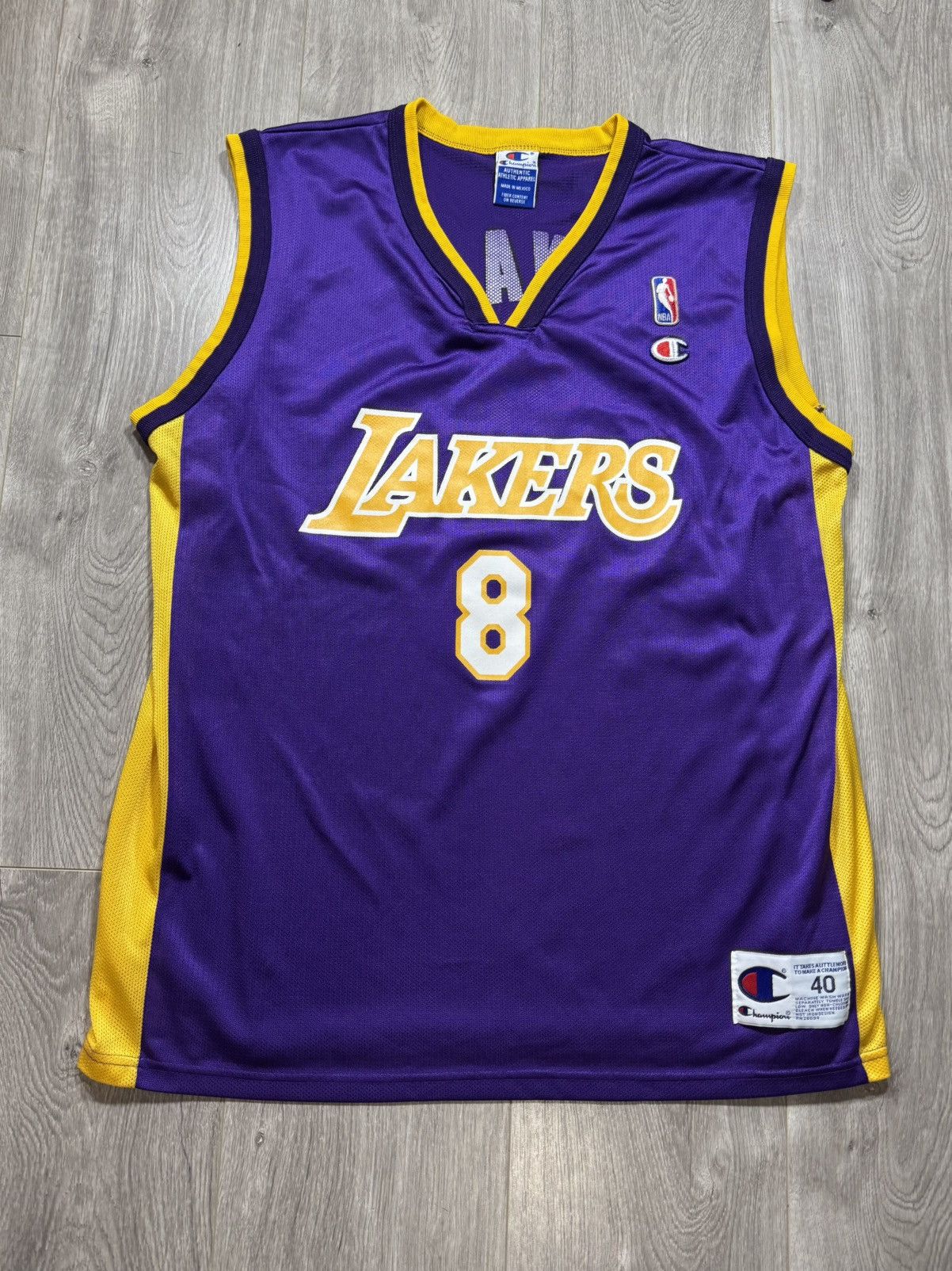 Vintage Kobe Bryant Los Angeles Lakers Champion Jersey - Main Image