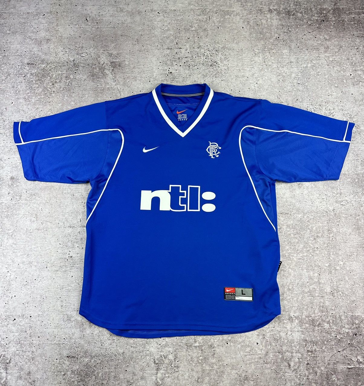 1999/00 Nike Rangers FC Vintage Soccer Jersey