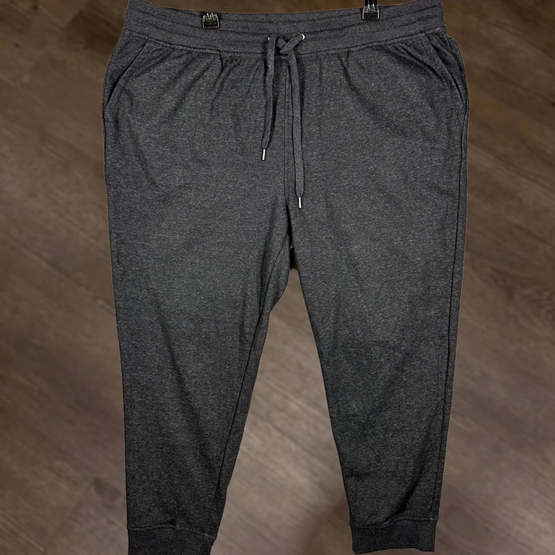 Orvis Orvis Pants Mens 2XL Dark Grey Fleece Jogger Sweatpants Drawstring Stretch Waist Relaxed Fit Pockets Gray 2XL Mens Jogger Sweatpants - Orvis Size US 39 - 1 Thumbnail
