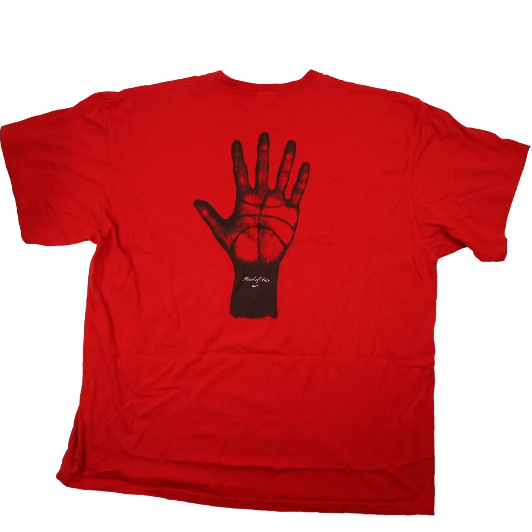 Nike VINTAGE Nike Hand of Fate Mens T-Shirt Red XXL Graphic Shirt Size US XXL / EU 58 / 5 - 2 Thumbnail