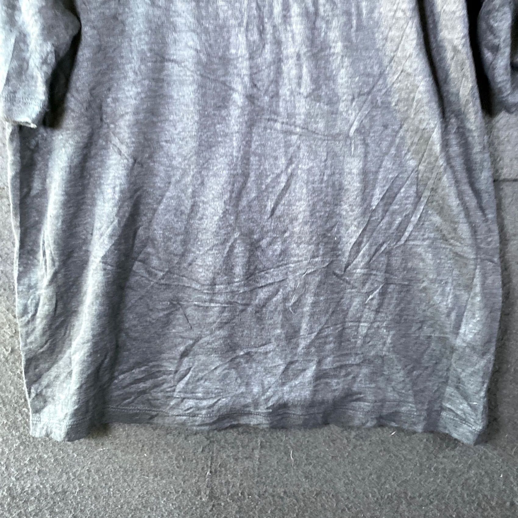 Under Armour Banana Republic Womens Shirt Gray Dolman Sleeve Linen Blend Stretch M Size M / US 6-8 / IT 42-44 - 3 Thumbnail