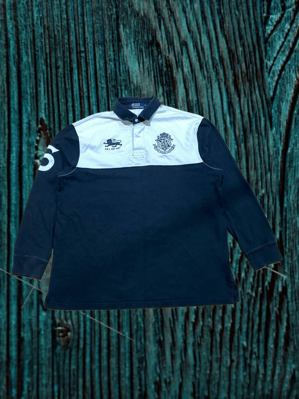Polo Ralph Lauren Vintage 90s Polo Ralph Lauren Rugby Long Mens Size US XL / EU 56 / 4 - 1 Thumbnail