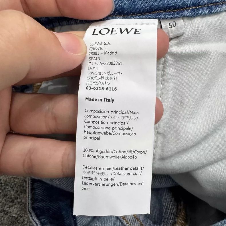 Loewe loewe 7-point mid-rise jeans 2506-Nextarrow Size US 34 / EU 50 - 3 Thumbnail