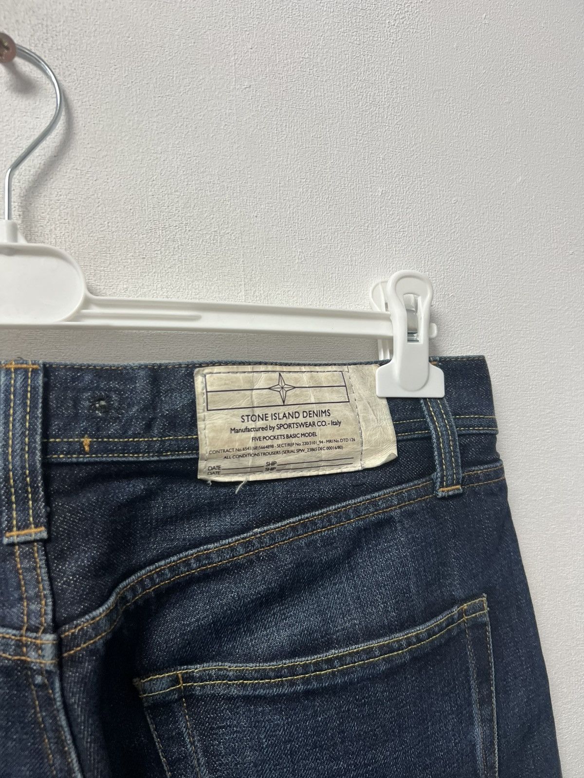 Stone Island Vintage STONE ISLAND Jeans Denim Size US 34 / EU 50 - 8 Thumbnail