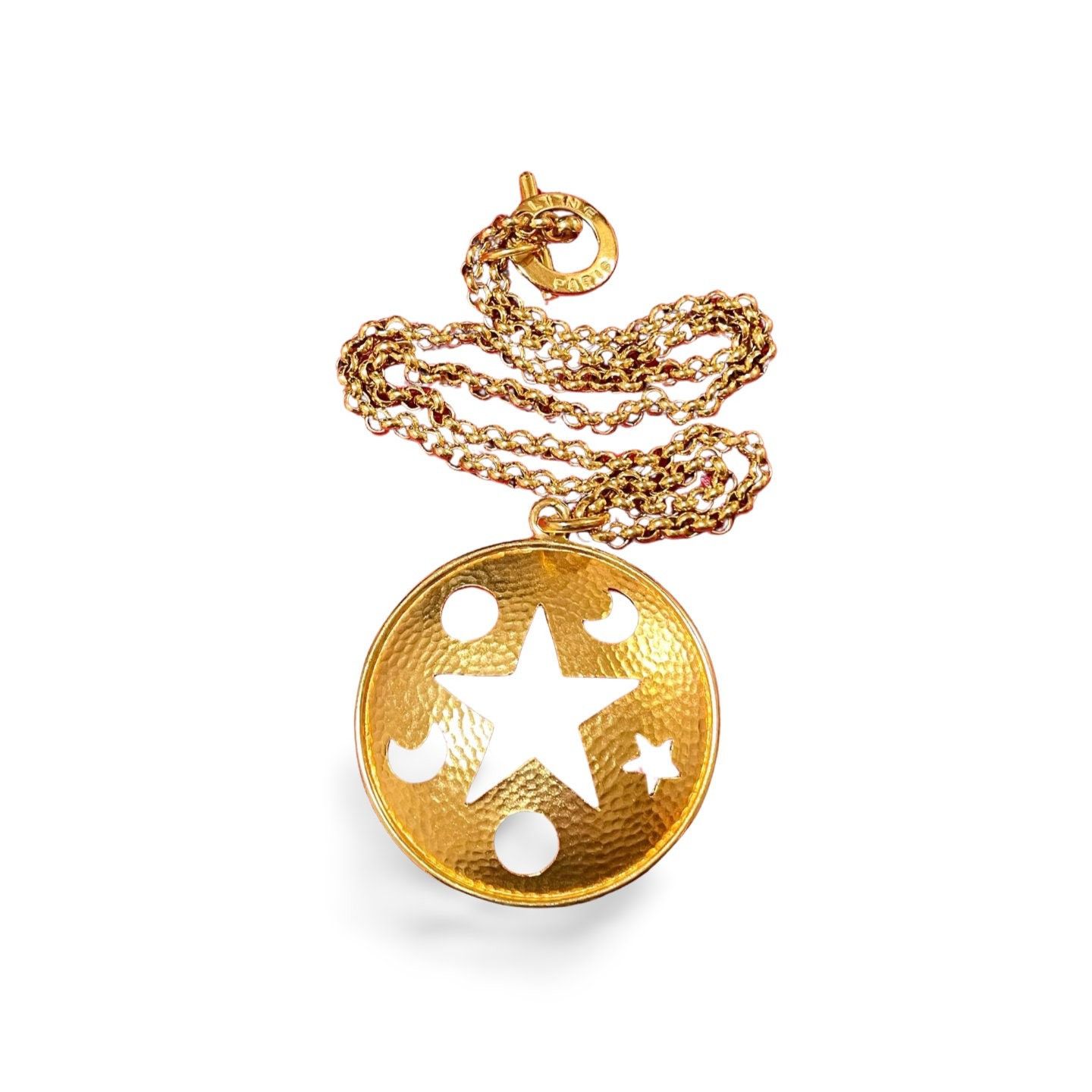 Celine MINT. Vintage Celine gold chain necklace with star top Size ONE SIZE - 2 Thumbnail