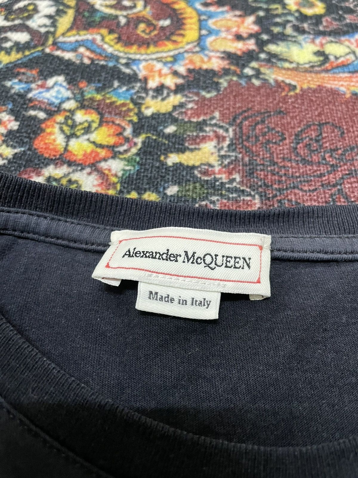 Alexander McQueen Alexander McQueen Spellout Tee Shirt Size US M / EU 48-50 / 2 - 2 Thumbnail