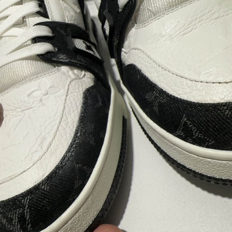 Louis Vuitton Louis Vuitton Trainer Low Top Panda Sneakers -2508 Size US 11.5 / IT 41.5 - 9 Thumbnail
