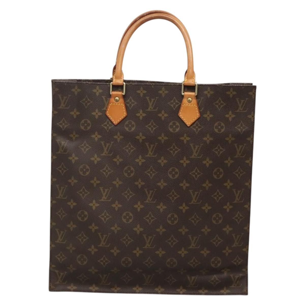 Louis Vuitton LOUIS VUITTON Monogram Sac Plat Hand Bag M51140 Size ONE SIZE - 2 Thumbnail