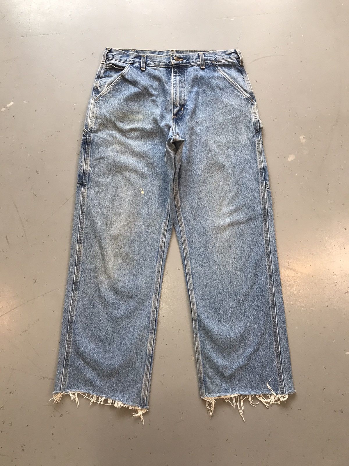 Carhartt × Vintage Vintage Carhartt B237 DST carpenter denim Size US 34 / EU 50 - 1 Thumbnail