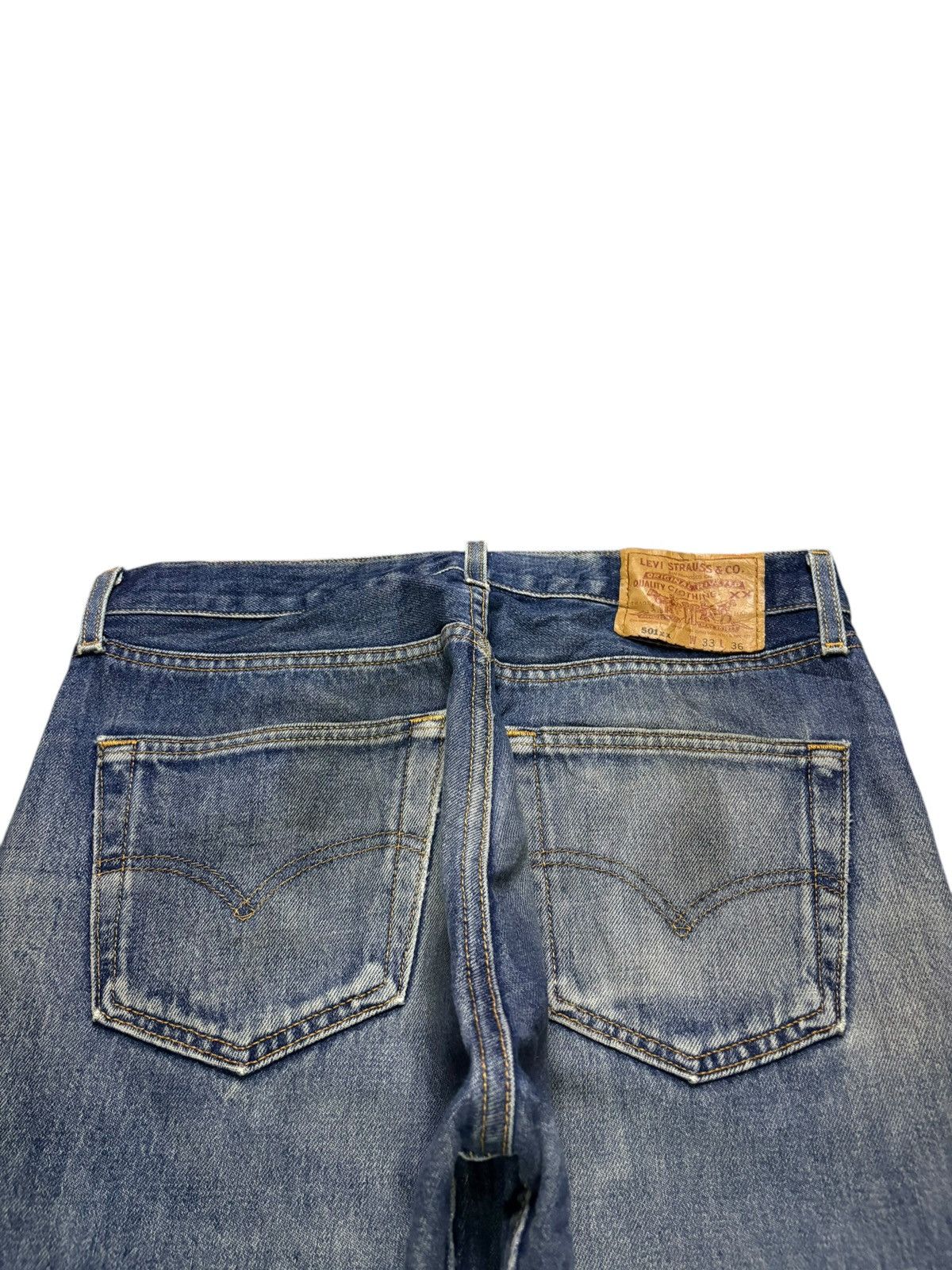 Levi's Vintage 90s Levis 501XX Mud Wash Loose Baggy Jeans Size US 32 / EU 48 - 8 Thumbnail