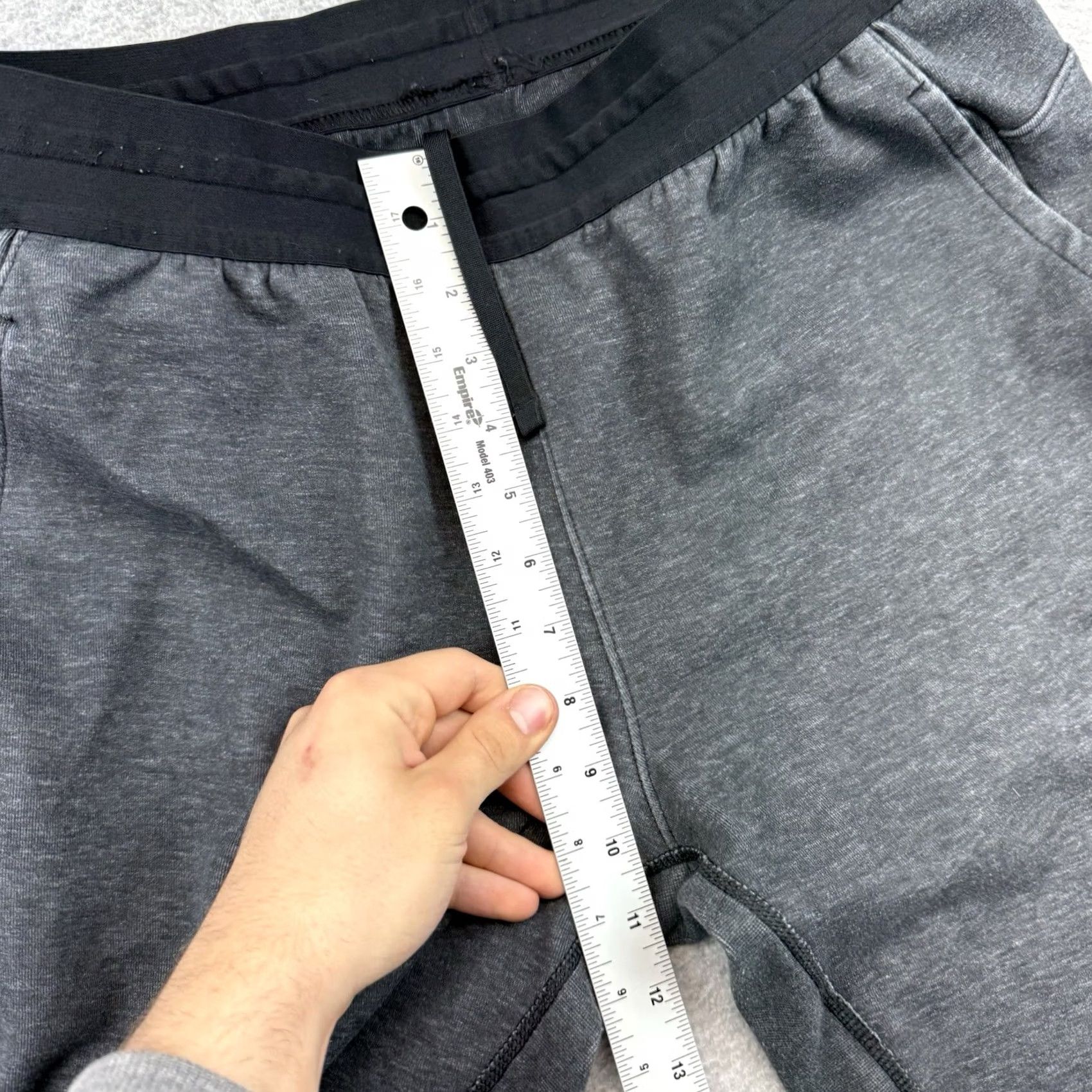 Nike Nike Yoga Dri-FIT Jogger Pants Mens M Black Heather Waist 32in Cotton Polyester Fleece Pockets Logo Athleisure City Sports Tapered Regular You know? Size US 31 - 5 Thumbnail