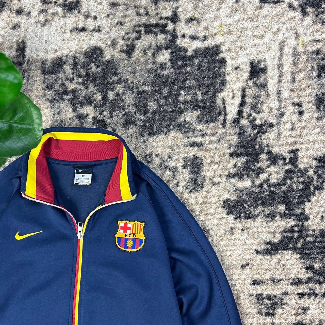 Nike Nike x FC Barcelona Vintage Zip Up Track Jacket Size US M / EU 48-50 / 2 - 2 Thumbnail