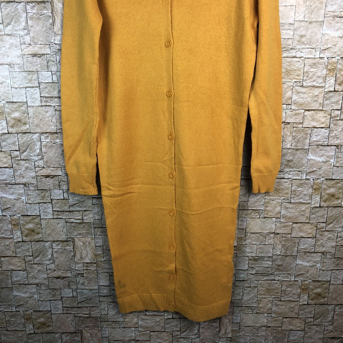 Homespun Knitwear × Undercover × Uniqlo Uniqlo X Undercover Mustard Long Knitwear #A919 Size S / US 4 / IT 40 - 3 Thumbnail