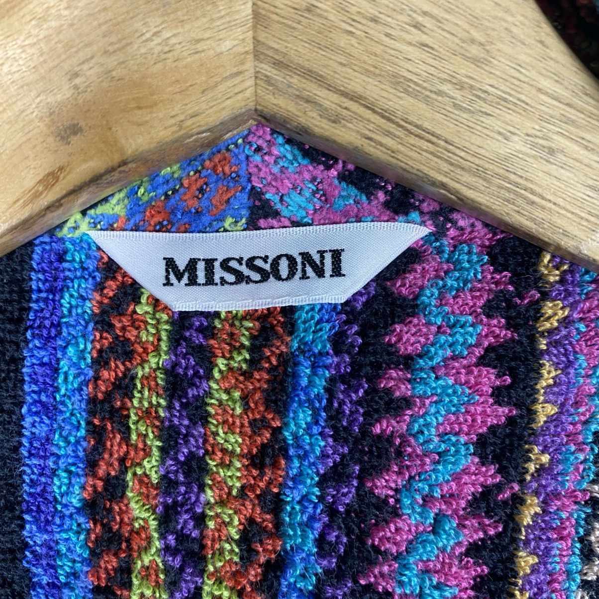 Missoni Rainbow Bathrobe Missoni Home 3D Knit Striped Sweater Unisex Size L / US 10 / IT 46 - 8 Thumbnail