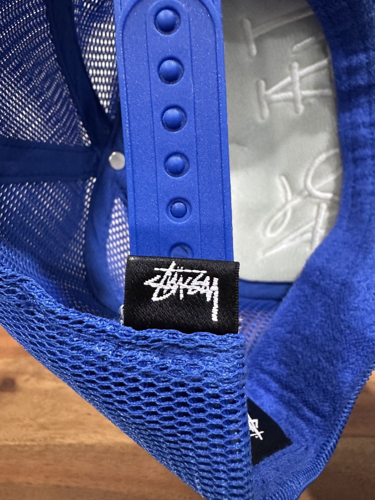 Stussy Vintage Stussy Japan LA script SnapBack Trucker Hat Size ONE SIZE - 10 Thumbnail