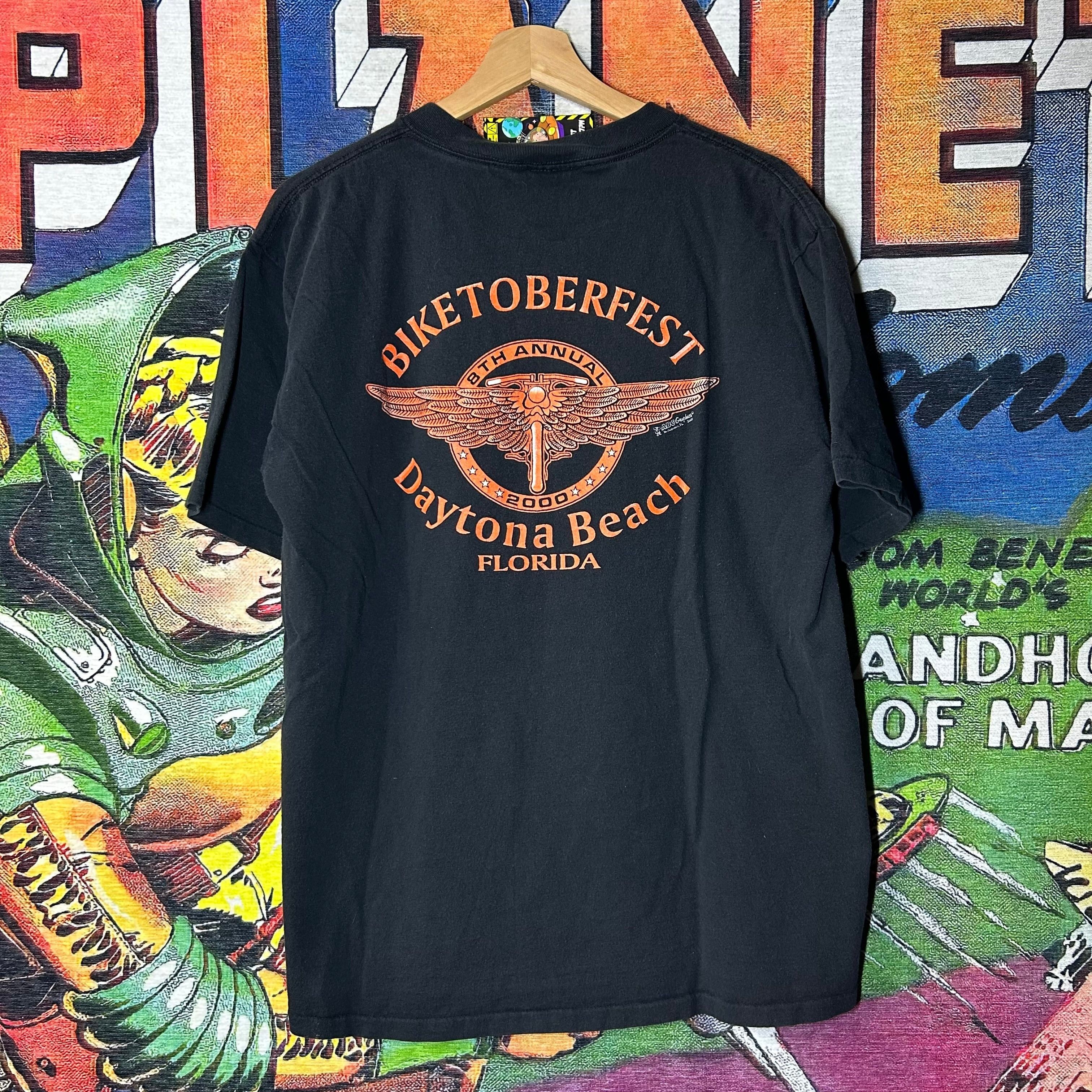 Vintage Vintage Y2K Biketoberfest ‘00 Tee Size Large Size US L / EU 52-54 / 3 - 2 Thumbnail