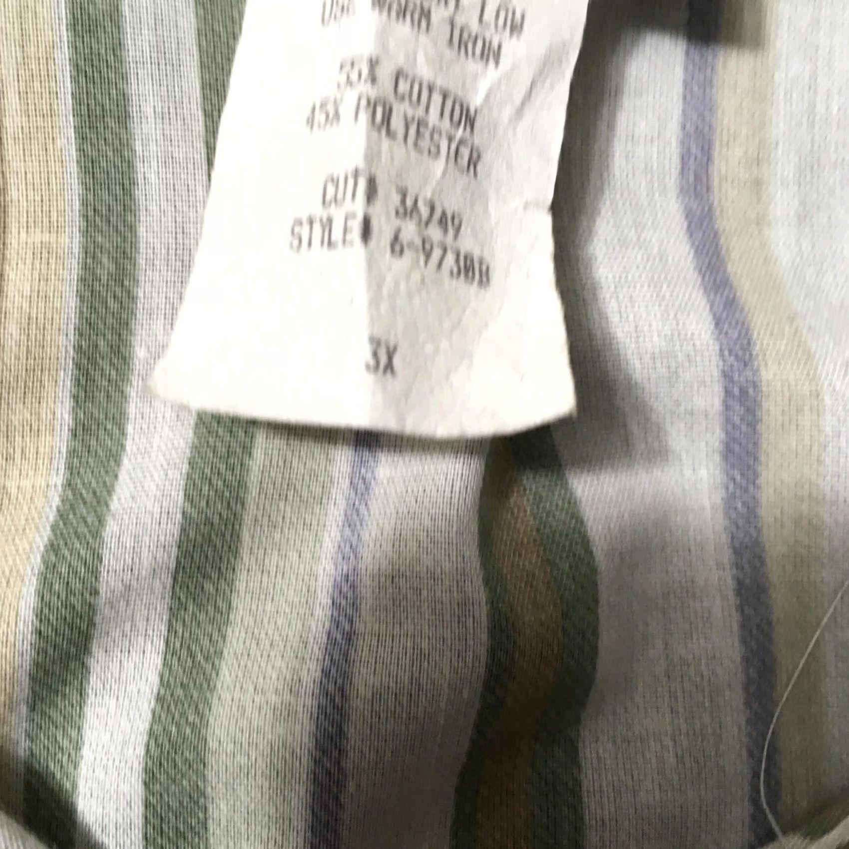 Vintage Tapestry Shirt Womens 3X Blue Floral Top Button Size Size XXL / US 16-18 / IT 52-54 - 4 Thumbnail
