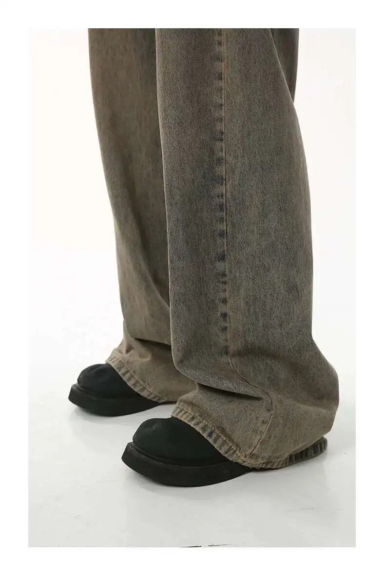 Japanese Brand Wide Leg Baggy Denim Jeans Size US 34 / EU 50 - 6 Thumbnail