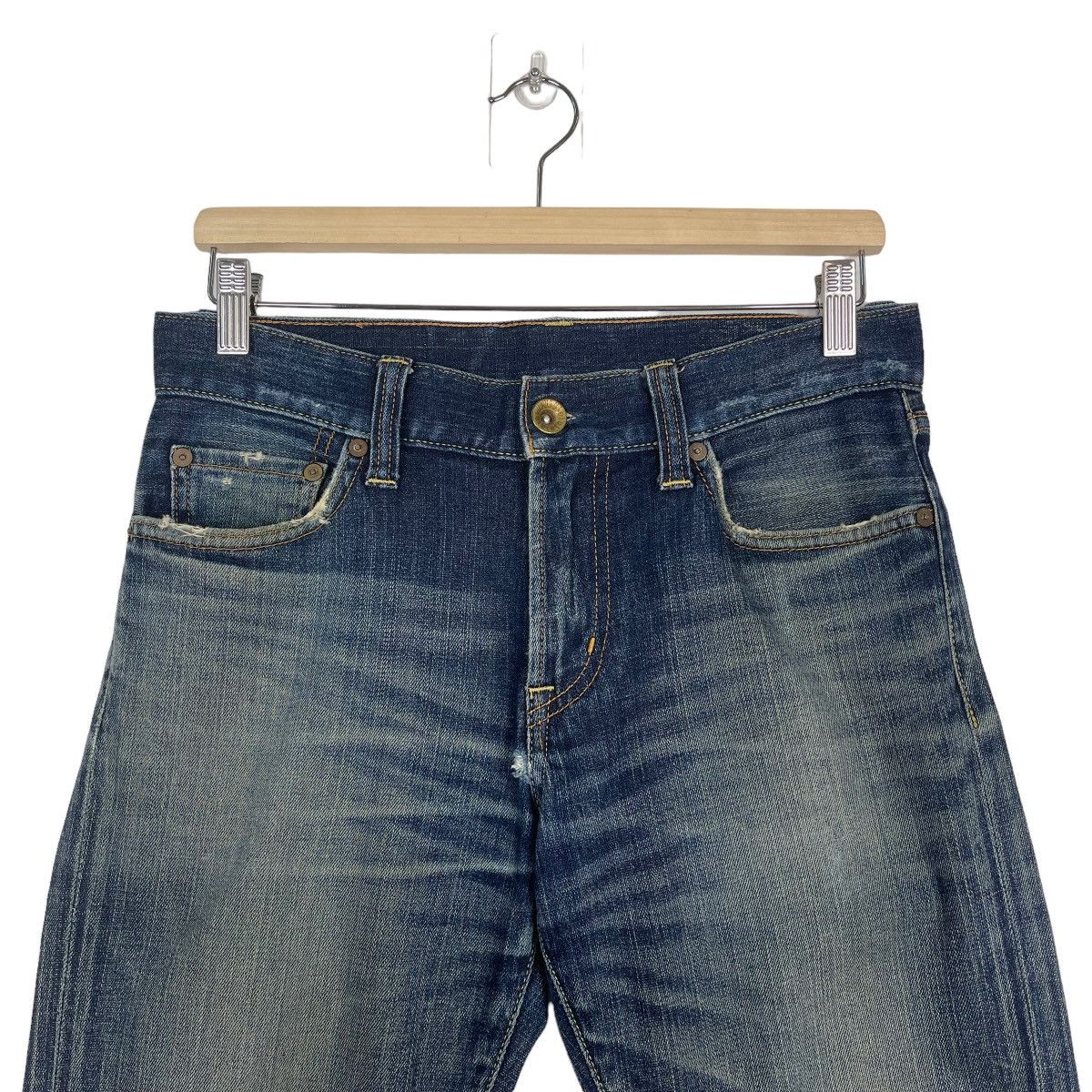 Uniqlo Uniqlo UJ Distressed Flare Jeans Size US 31 - 3 Thumbnail