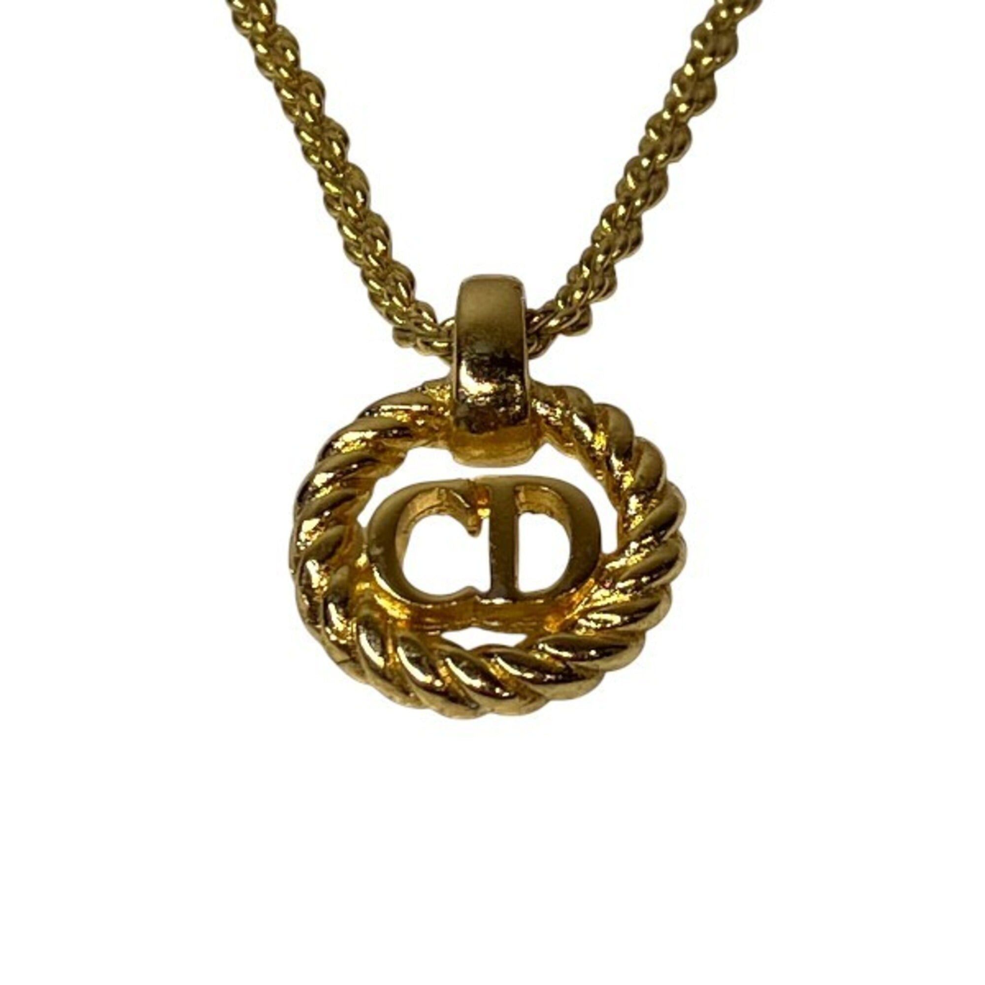 Dior Dior Twist Circle CD Logo Necklace for Women Size ONE SIZE - 1 Thumbnail