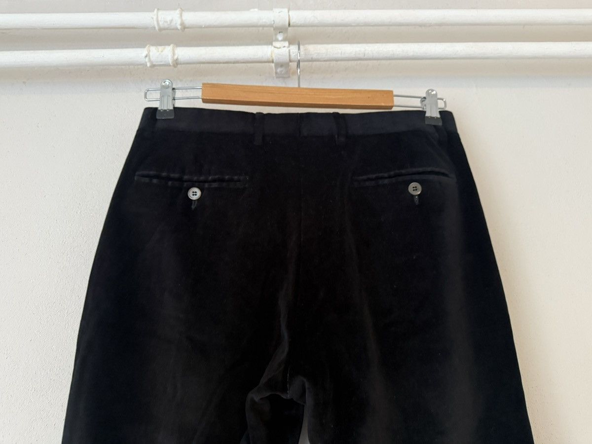 Yves Saint Laurent YSL Rive Gauche Black Velvet Straight Trousers Size US 32 / EU 48 - 8 Thumbnail