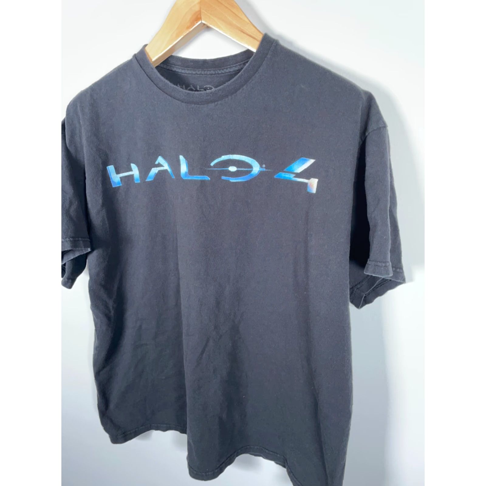 Halo Halo 4 Promo T-Shirt Adult 2XL Black Halo T-Shirt Men 2XL Black Graphic Print Retro Gaming 2012 Vintage: No Size US XXL / EU 58 / 5 - 7 Thumbnail