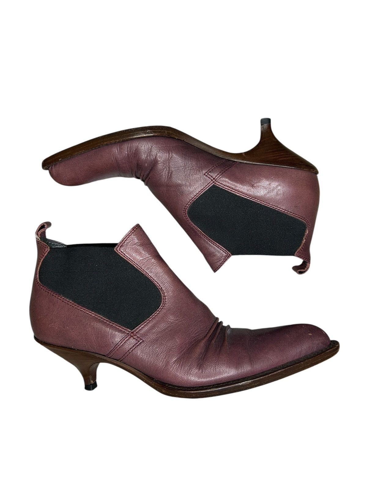 Miu Miu S/S 99 Kitten Heel Bootie Size US 4 / IT 34 - 3 Thumbnail