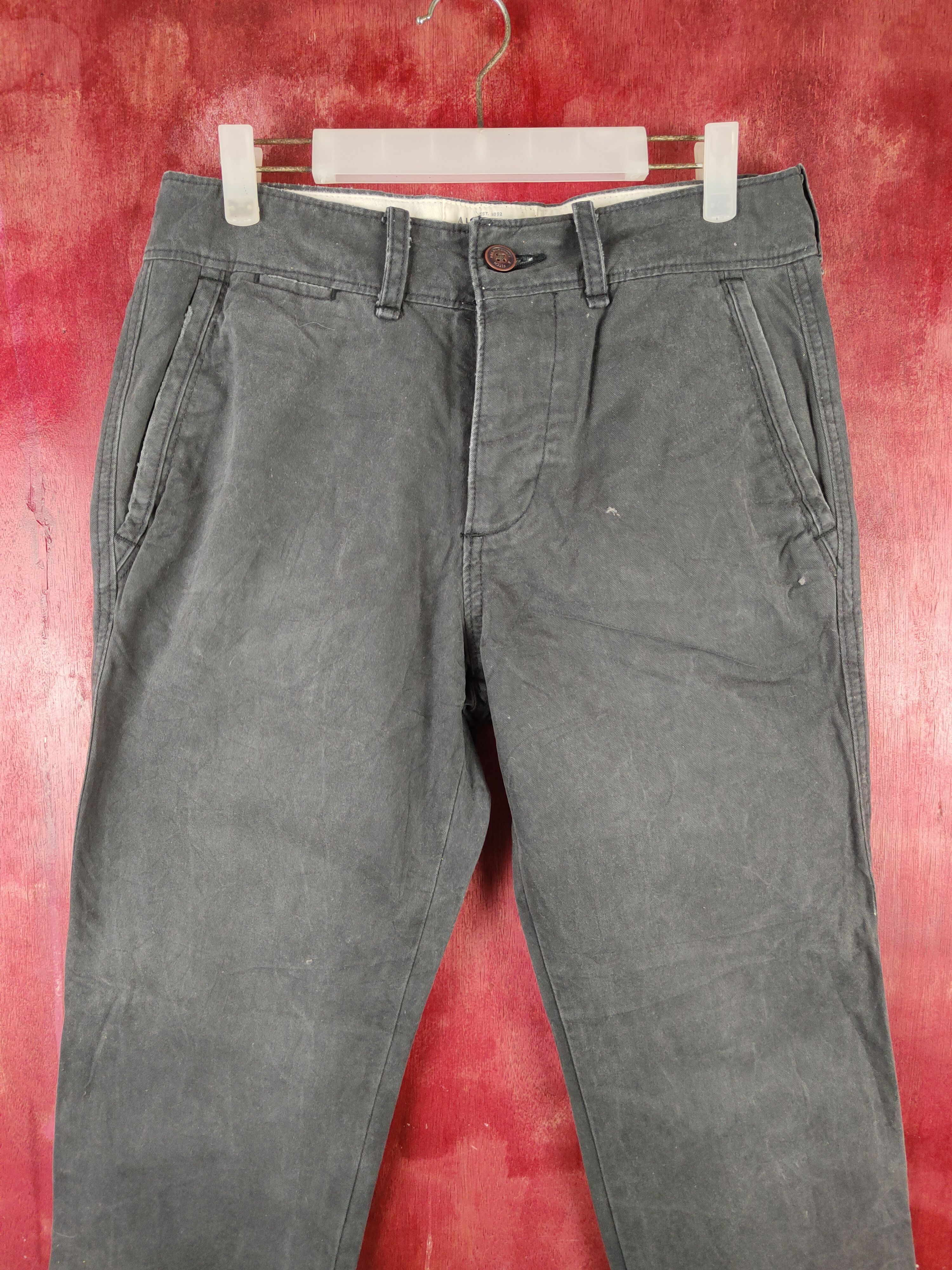 Abercrombie & Fitch Abercrombie&Fitch Black Multipocket Casual Pants #S1500 Size US 30 / EU 46 - 2 Thumbnail