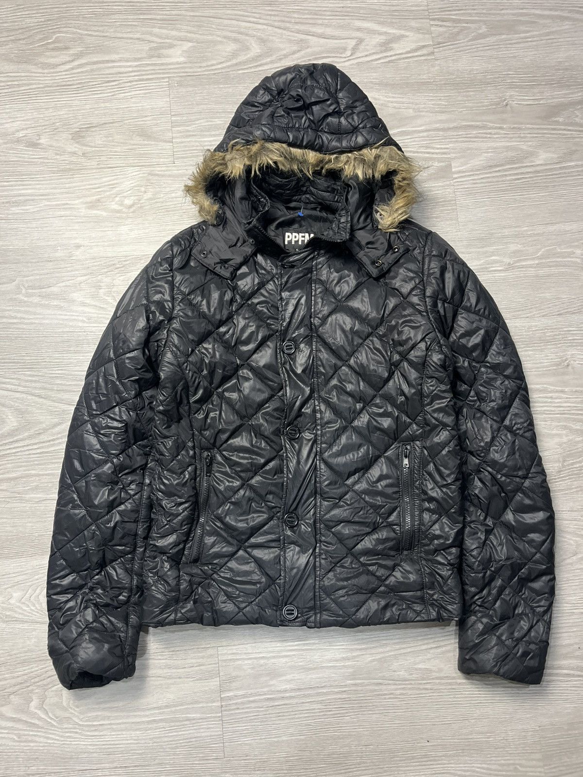 Japanese Brand Vintage PPFM Fur Jacket ifsixwasnine lgb style Size L / US 10 / IT 46 - 2 Thumbnail