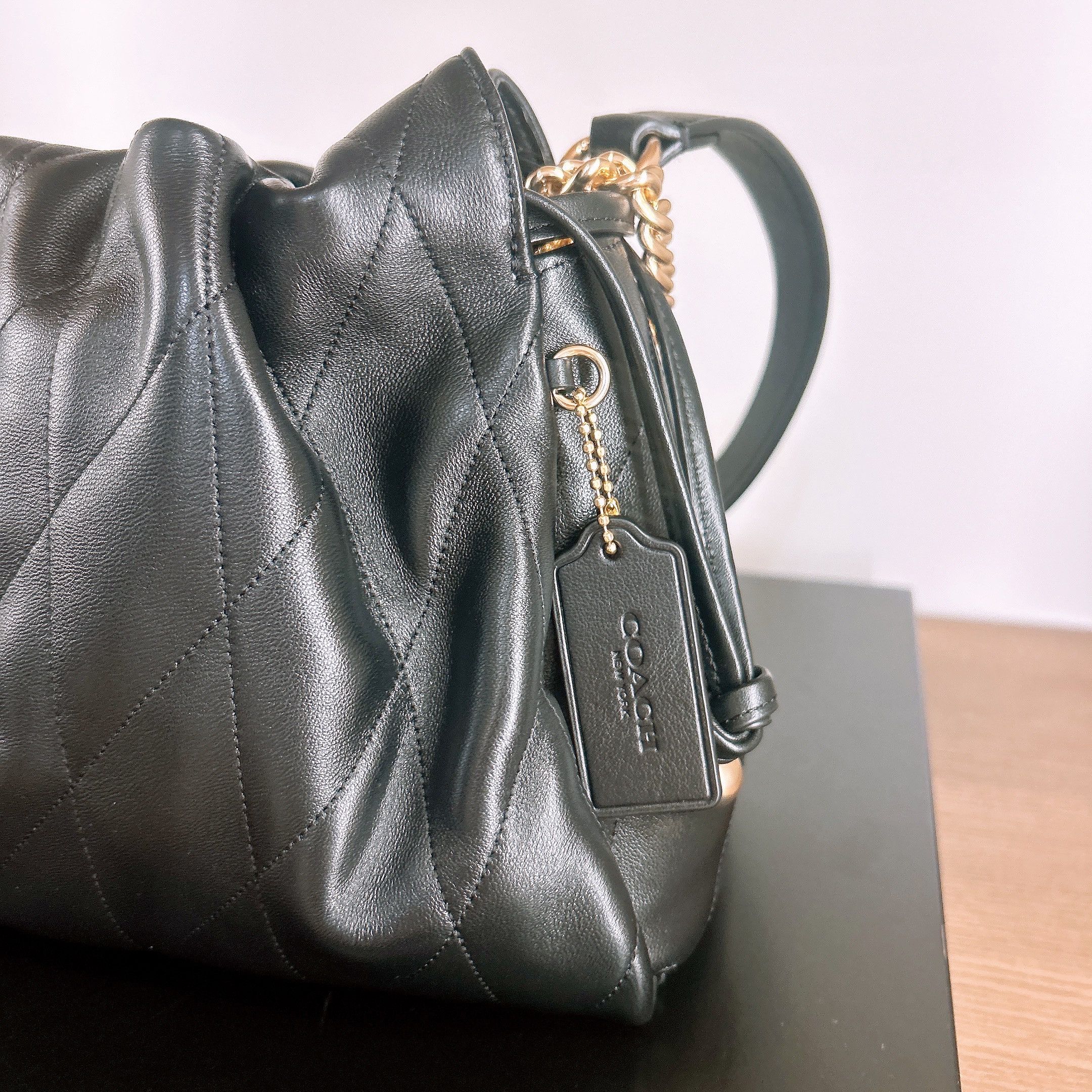 Coach Faye Large Shoulder Bag With Quilting CCZ58 Size ONE SIZE - 6 Thumbnail