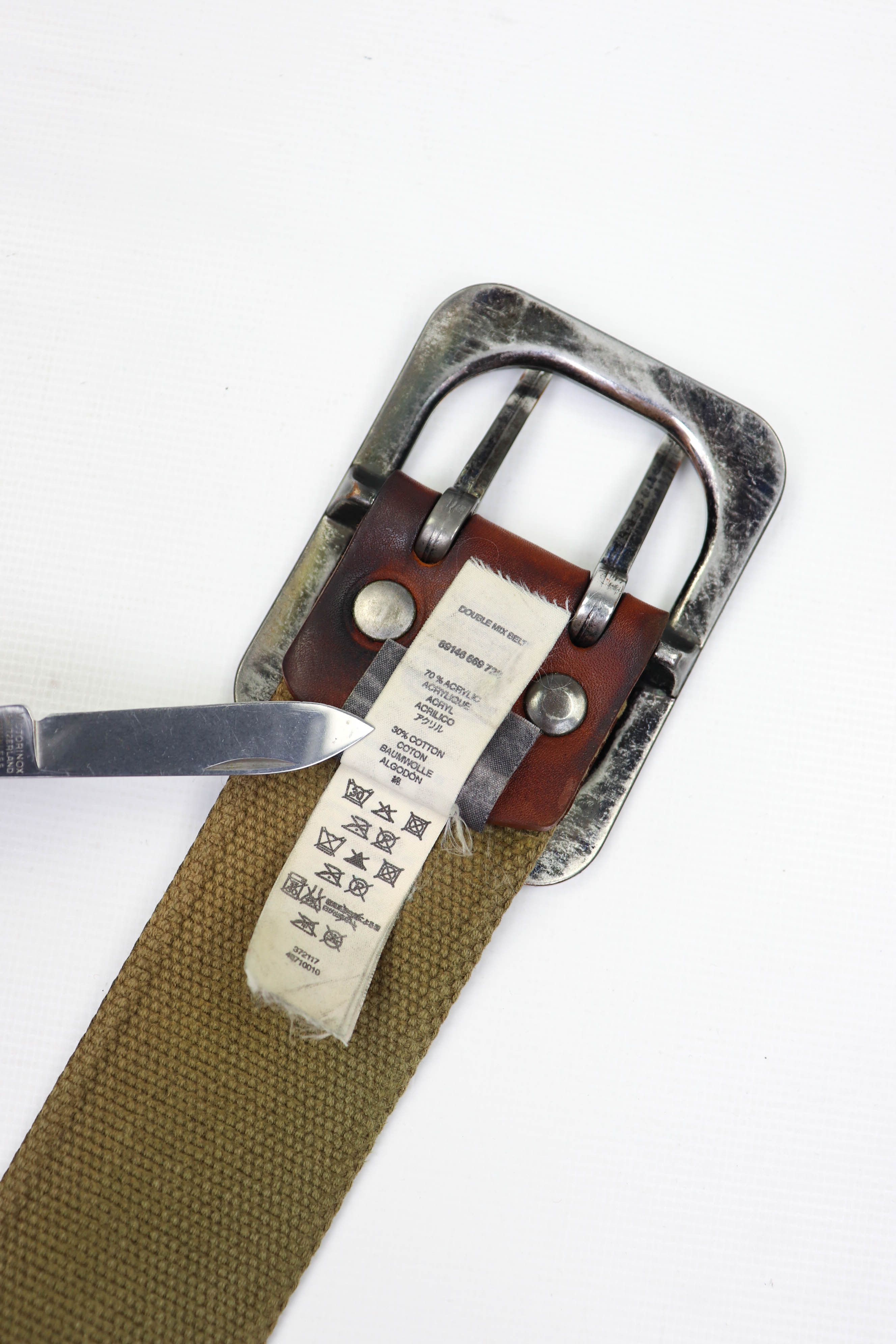 G-Star G-Star RAW Denim Vintage Canvas/Leather Split Belt Size ONE SIZE - 13 Thumbnail
