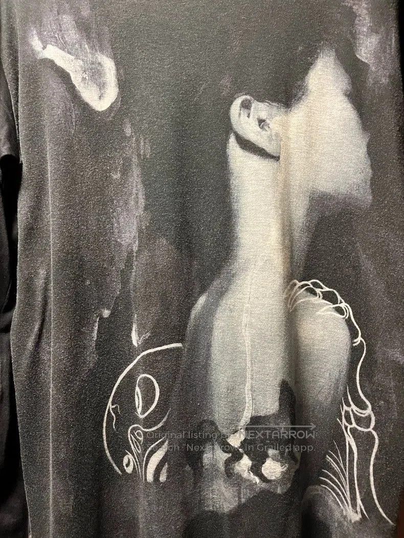 Loro Piana Yohji Yamamoto Long Sleeve Shirt with Artwork. Size US L / EU 52-54 / 3 - 6 Thumbnail