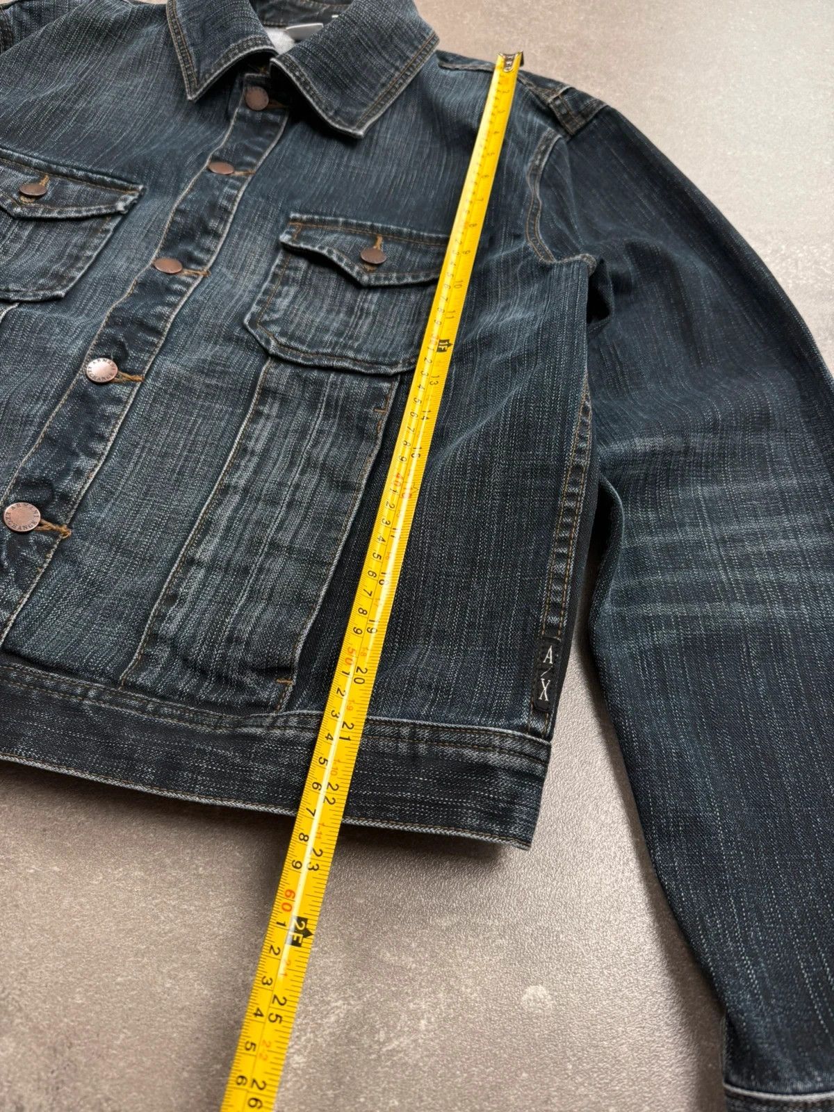Armani Exchange Armani Exchange denim jacket archive faded Hedi Slimane type Size US L / EU 52-54 / 3 - 8 Thumbnail