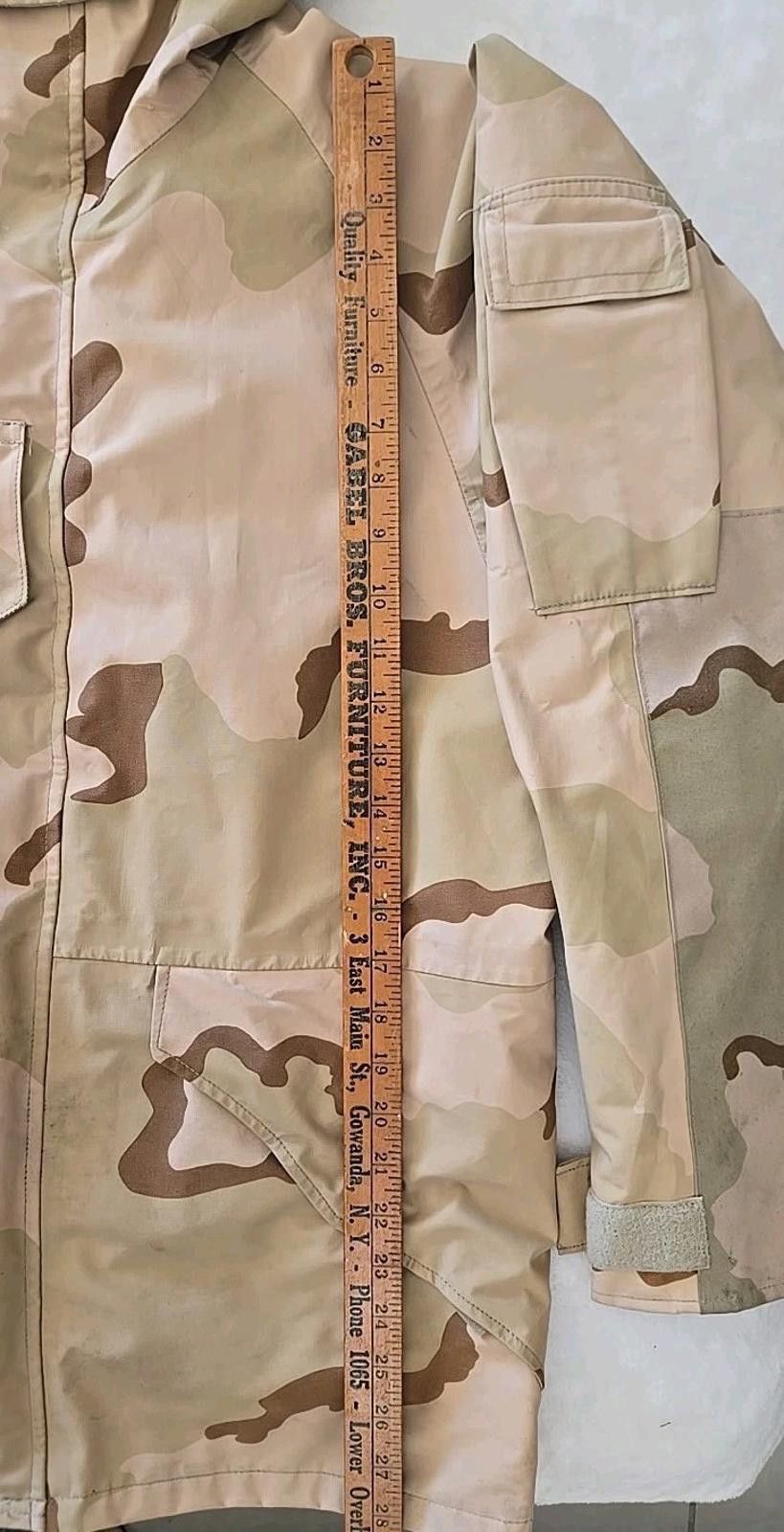 Goretex Desert Camouflage Goretex Jacket Pant Suit US Army ECWCS Size US M / EU 48-50 / 2 - 9 Thumbnail