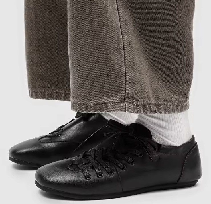 Leather Genuine Leather Square Low Tassel Y2k Sneakers Boots Size US 13 / EU 46 - 4 Thumbnail