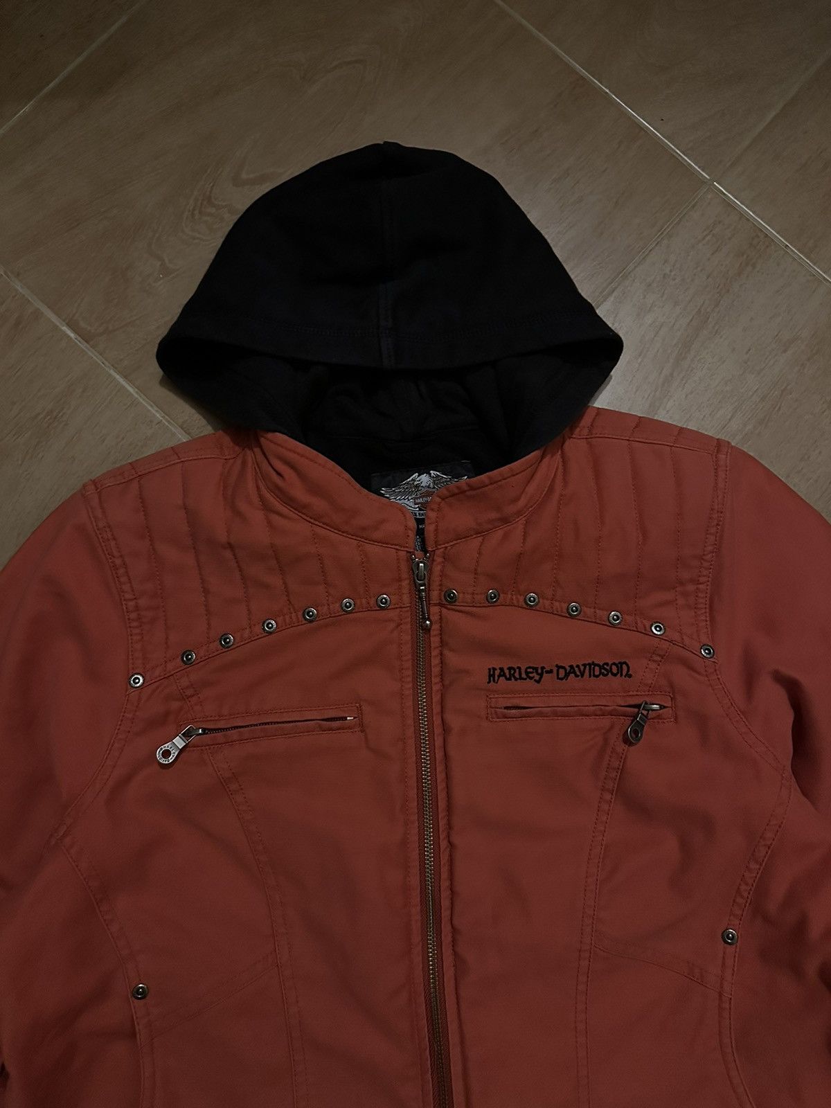 Harley Davidson × Vintage Harley Davidson Riding Jacket Size XL / US 12-14 / IT 48-50 - 2 Thumbnail