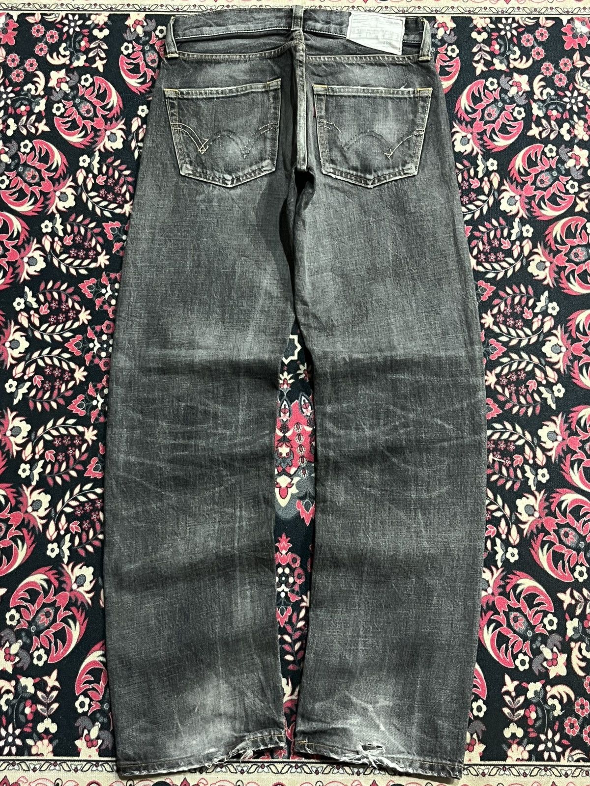 Edwin Vintage Japan Edwin 503 Sulpher Faded Washed Straight Jeans Size US 28 / EU 44 - 2 Thumbnail