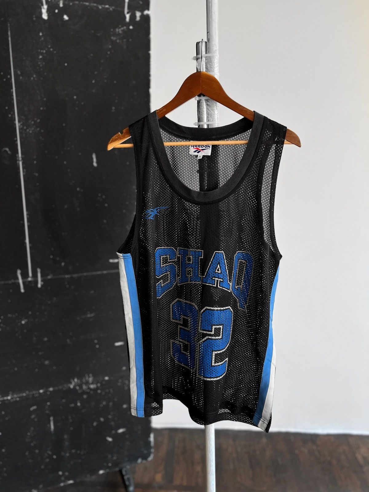NBA × Reebok × Vintage Reebok Mens Vintage Shaq O’Neal 32 Black Jersey Tank Top NBA Size US S / EU 44-46 / 1 - 3 Thumbnail