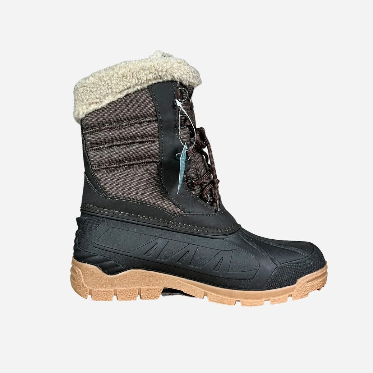 Other Spirale Brown Vegan Women’s Snow Lace Up Boots sz 10.5-11 Size US 11 / IT 41 - 6 Thumbnail