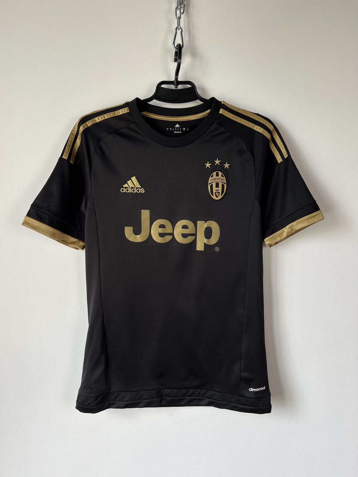 image of Adidas Juventus 2015-2016 Third Jersey Size S in Black, Men's