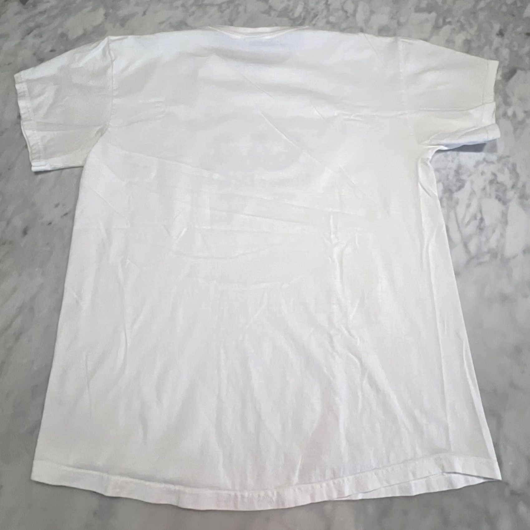 Fruit Of The Loom VINTAGE Venice Beach California T Shirt L White Rastafarian Bicycles Cotton Graphic Tee 1990s Mens Size US L / EU 52-54 / 3 - 4 Thumbnail