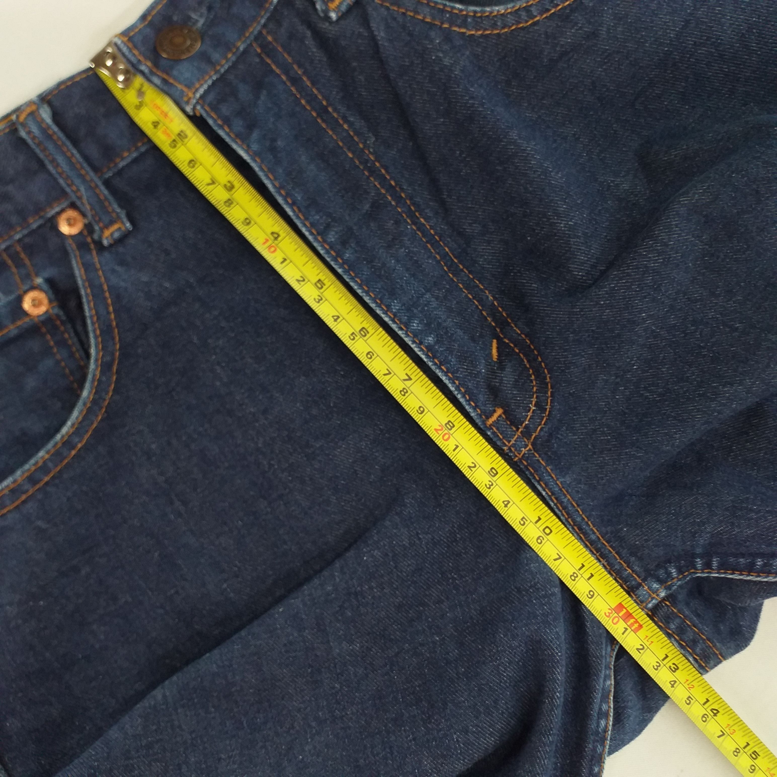 Levi's Dark Blue Vintage Levi's 512 Clothing Denim 31 x 27.5 -JN022 Size US 31 - 6 Thumbnail