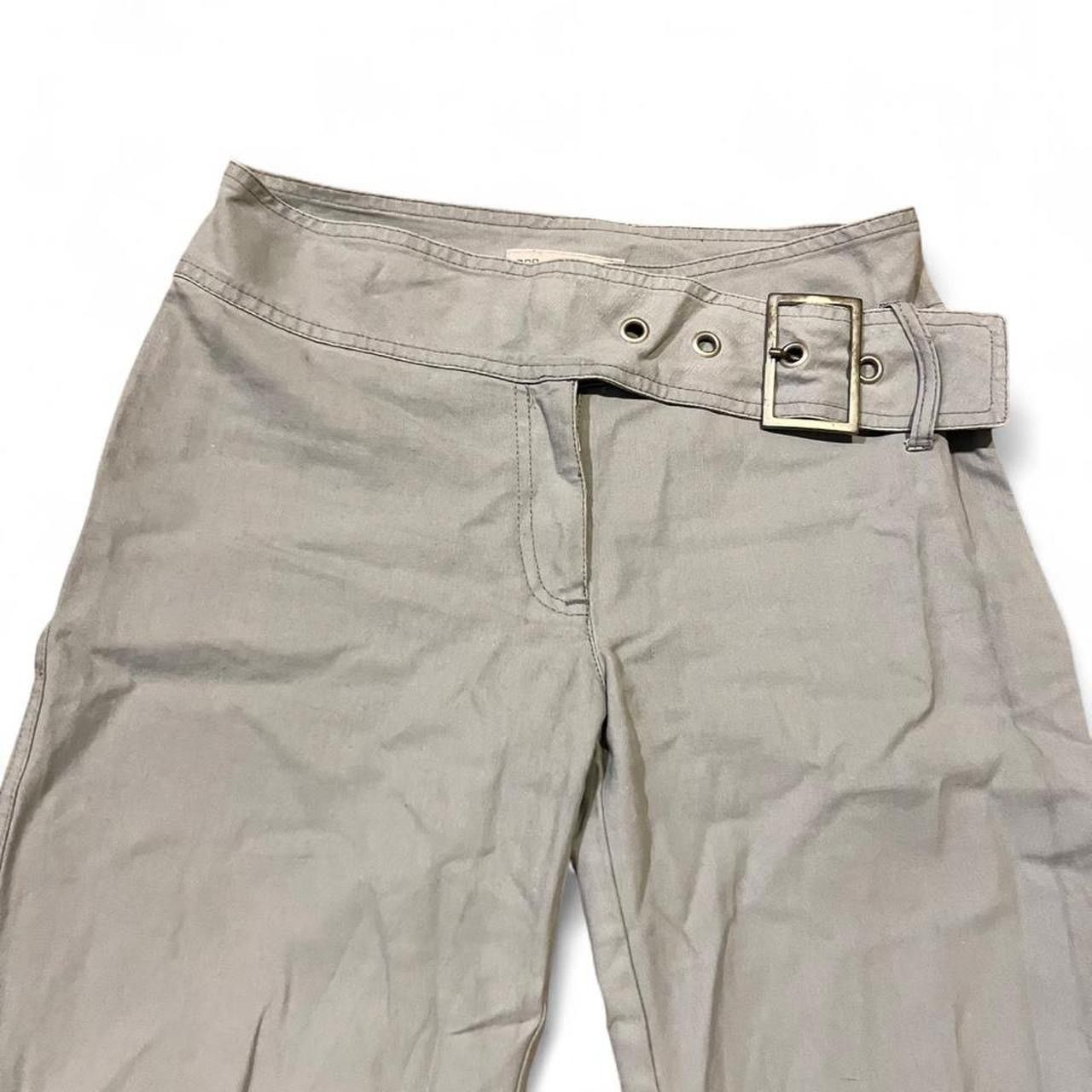 Cop Copine Vintage y2k Cop Copine light blue belted trousers Size 26" / US 2 / IT 38 - 2 Thumbnail