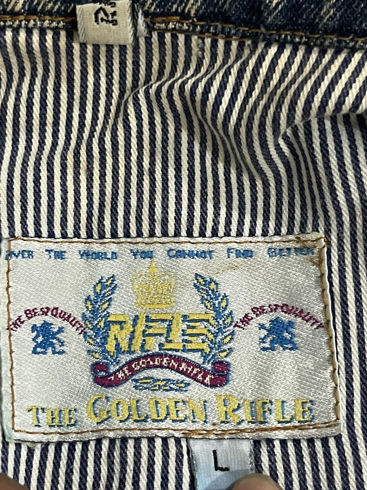 RIFLE Vintage Rifle Denim Jacket Size US L / EU 52-54 / 3 - 17 Thumbnail